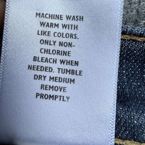 Old Navy The Flirt Boot‎ Cut Dark Blue Denim Jeans 31" L Mid Rise Stretch Sz 12 - Picture 10 of 16